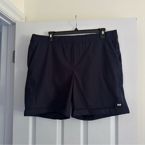 Size XXL Helly Hansen Move Quick Dry Navy Blue Athletic Shorts - Picture 1 of 5